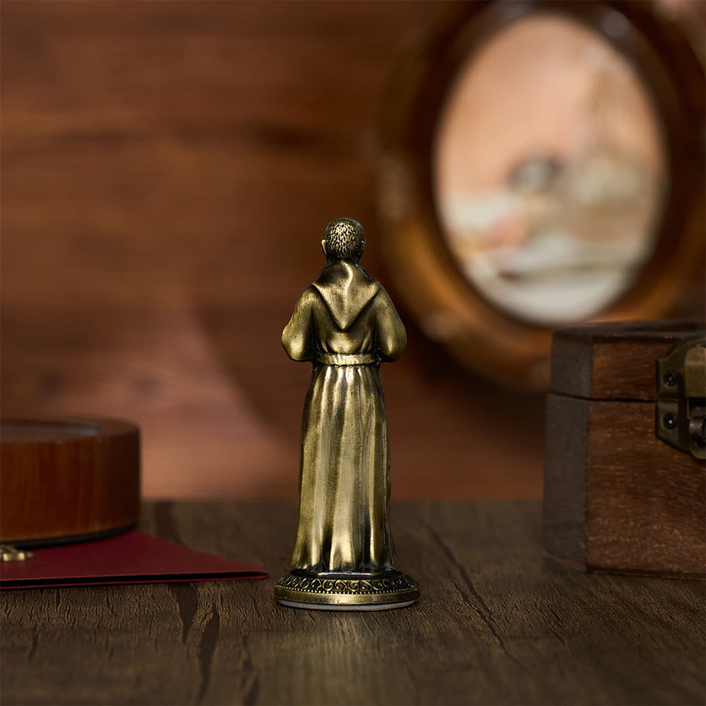 SolaceBeads Saint Padre Pio Statue: Divine Grace Devotional Prayer Figurine - image 4