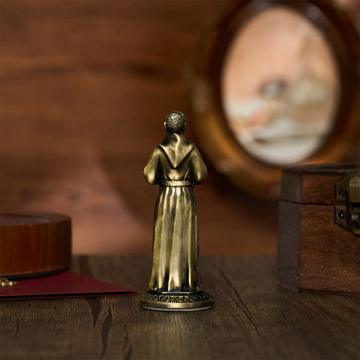 SolaceBeads Saint Padre Pio Statue: Divine Grace Devotional Prayer Figurine - image 4