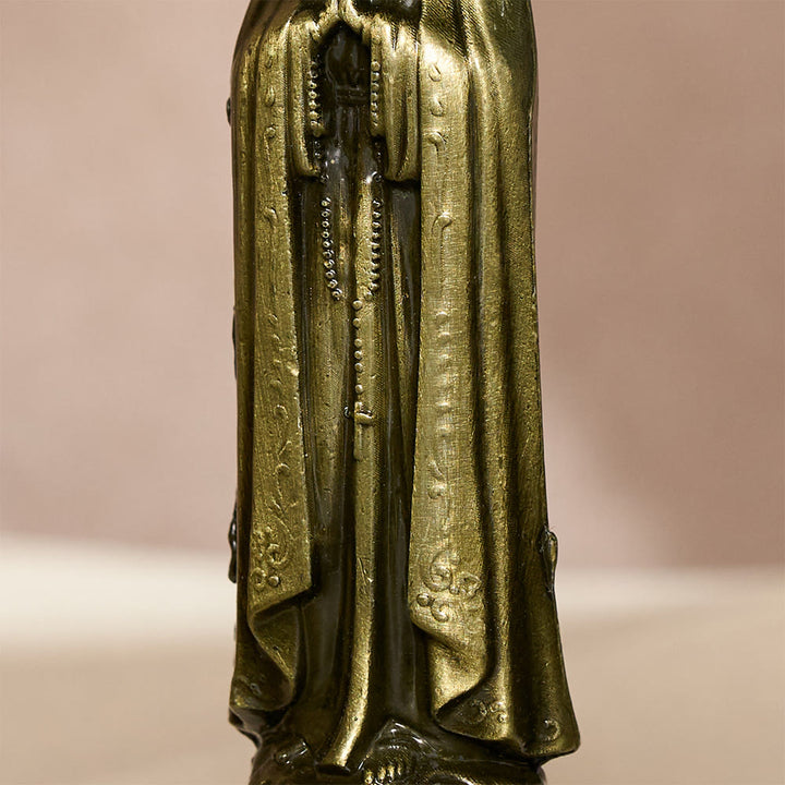 SolaceBeads Our Lady Of Fátima Mini Alloy Prayer Statue: Gentle Intercession &amp; Peaceful Blessings - image 7