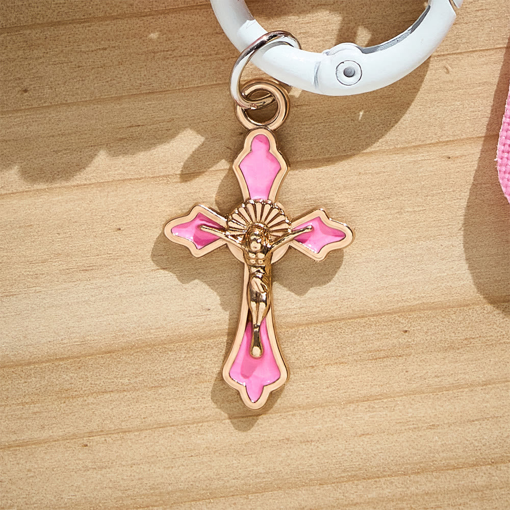 SolaceBeads Paracord Phone Charm: Inspiring Crucifix Pendant Daily Accessory - image 16