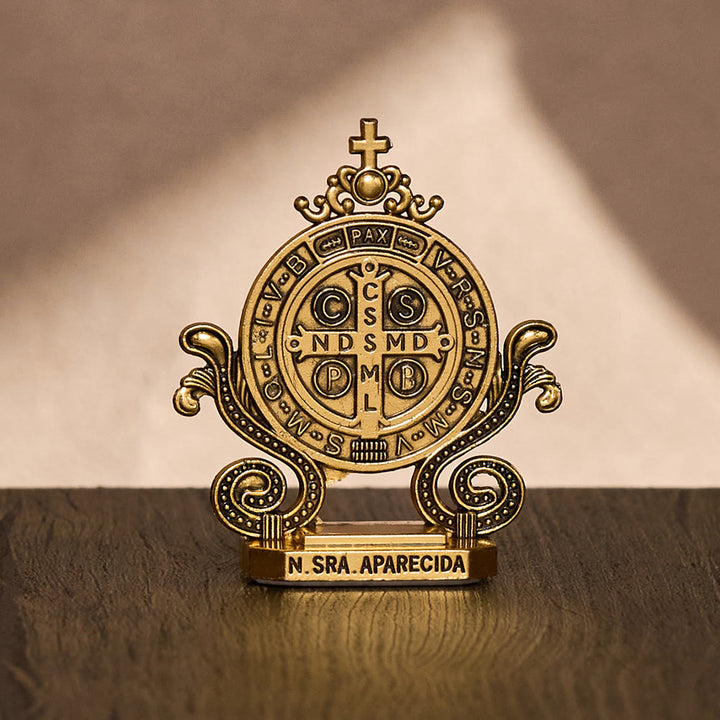 Solacebeads St. Benedict Standing Tabletop Statue: Quiet Divine Guardianship - image 11