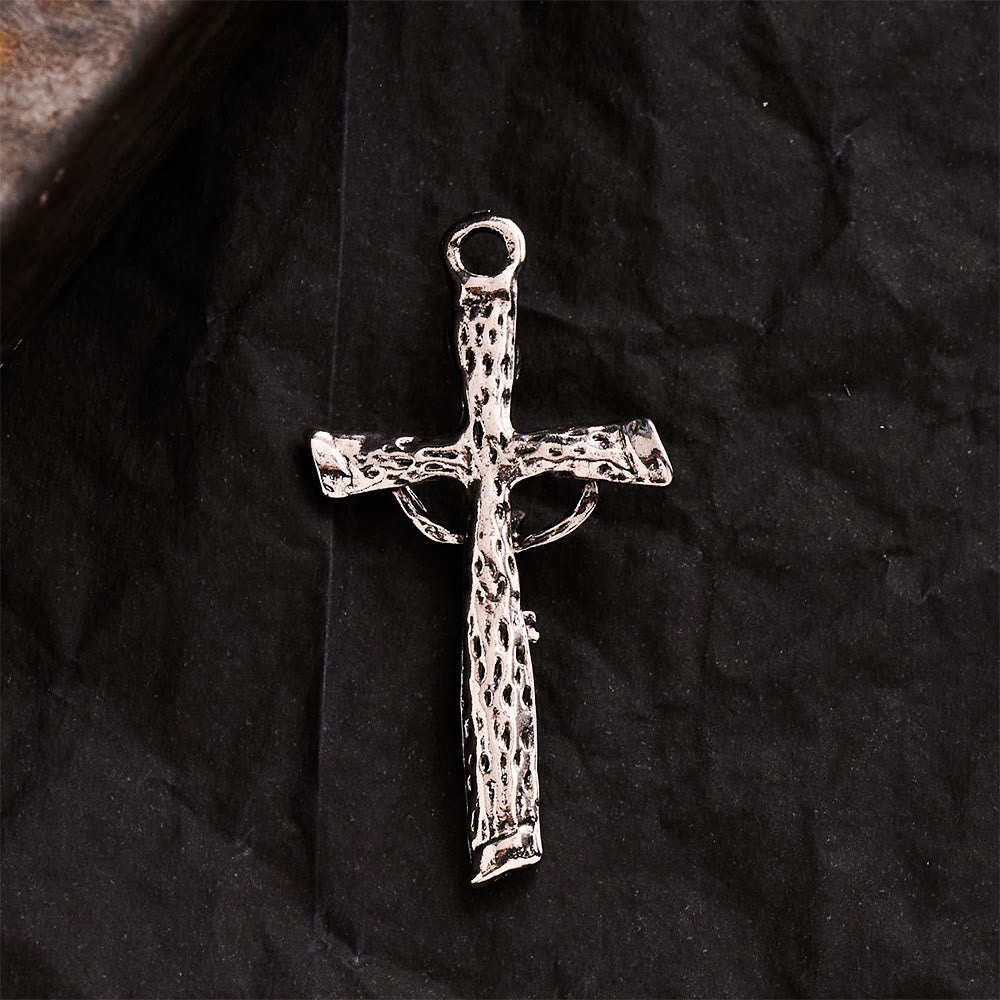 SolaceBeads Rugged Crucifix Pendant: DIY Compatible, Craft Jewelry To Honor God’s Grace - image 3