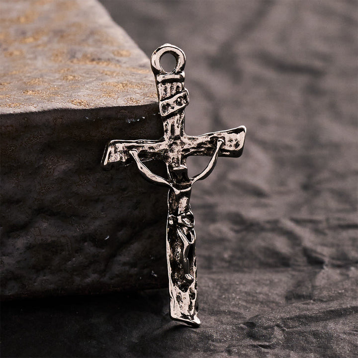 SolaceBeads Rugged Crucifix Pendant: DIY Compatible, Craft Jewelry To Honor God’s Grace - image 4
