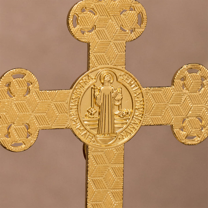 Solacebeads St. Benedict Enamel Standing Assembled Prayer Crucifix: A Sacred Reminder Of Faith - image 11