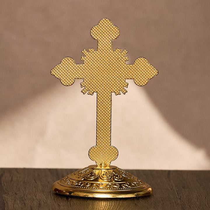 SolaceBeads Enamel Standing Prayer Crucifix, Bring Divine Light To Daily Prayer - image 6