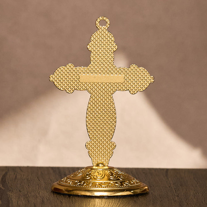 SolaceBeads Enamel Standing Prayer Crucifix, Strengthen Faith During Daily Prayers - image 5