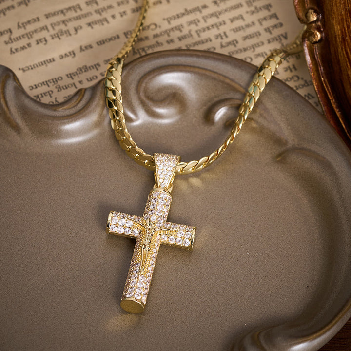SolaceBeads Iced Crucifix Necklace &amp; Pendant: Faith For Your Daily Spiritual Journey - image 7