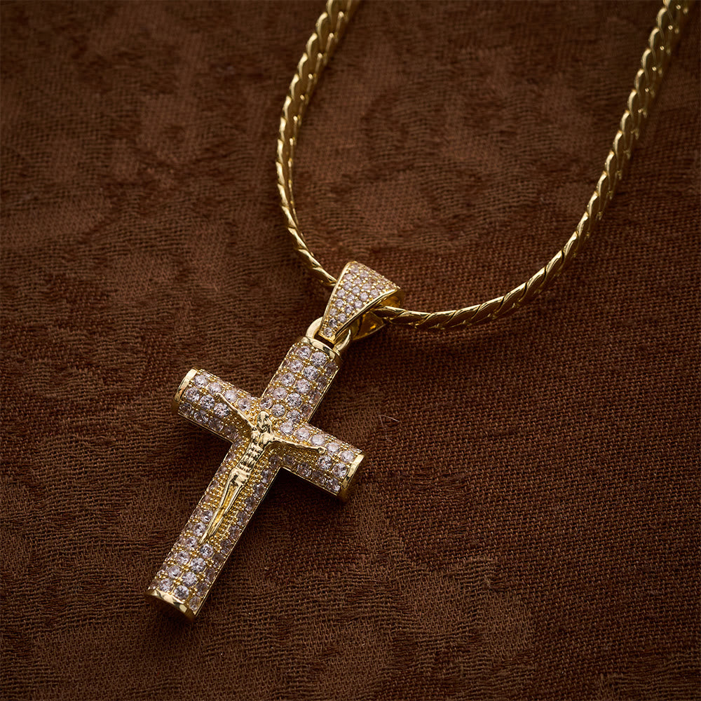 SolaceBeads Iced Crucifix Necklace &amp; Pendant: Faith For Your Daily Spiritual Journey - image 5