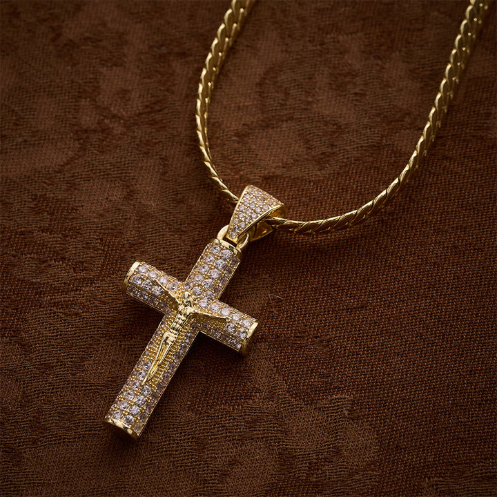 SolaceBeads Iced Crucifix Necklace &amp; Pendant: Faith For Your Daily Spiritual Journey - image 5