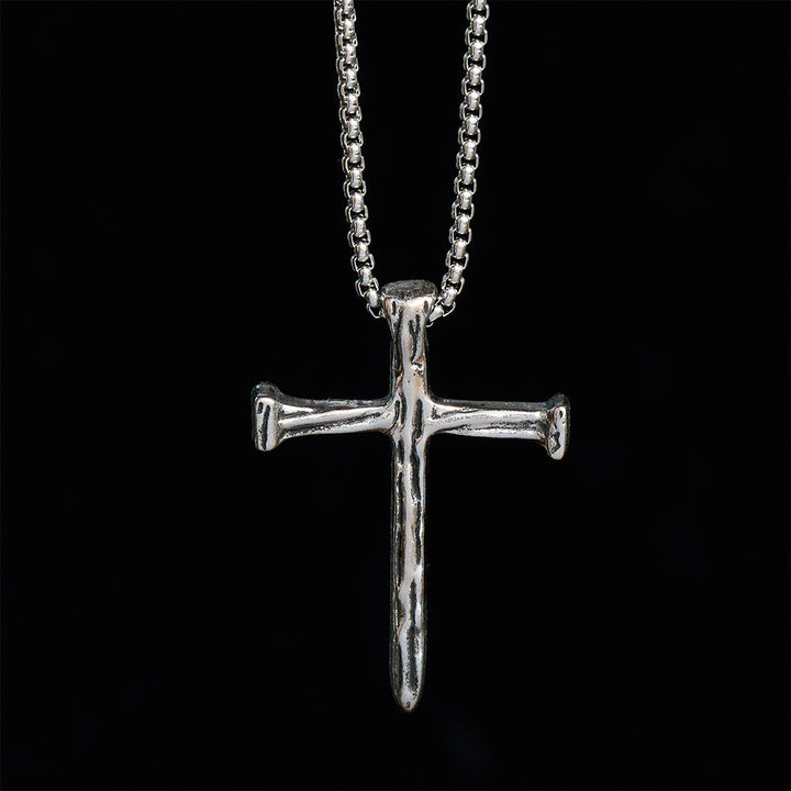 SolaceBeads Nail Cross Necklace &amp; Pendant: Anchored in Faith for Daily Prayer - image 3