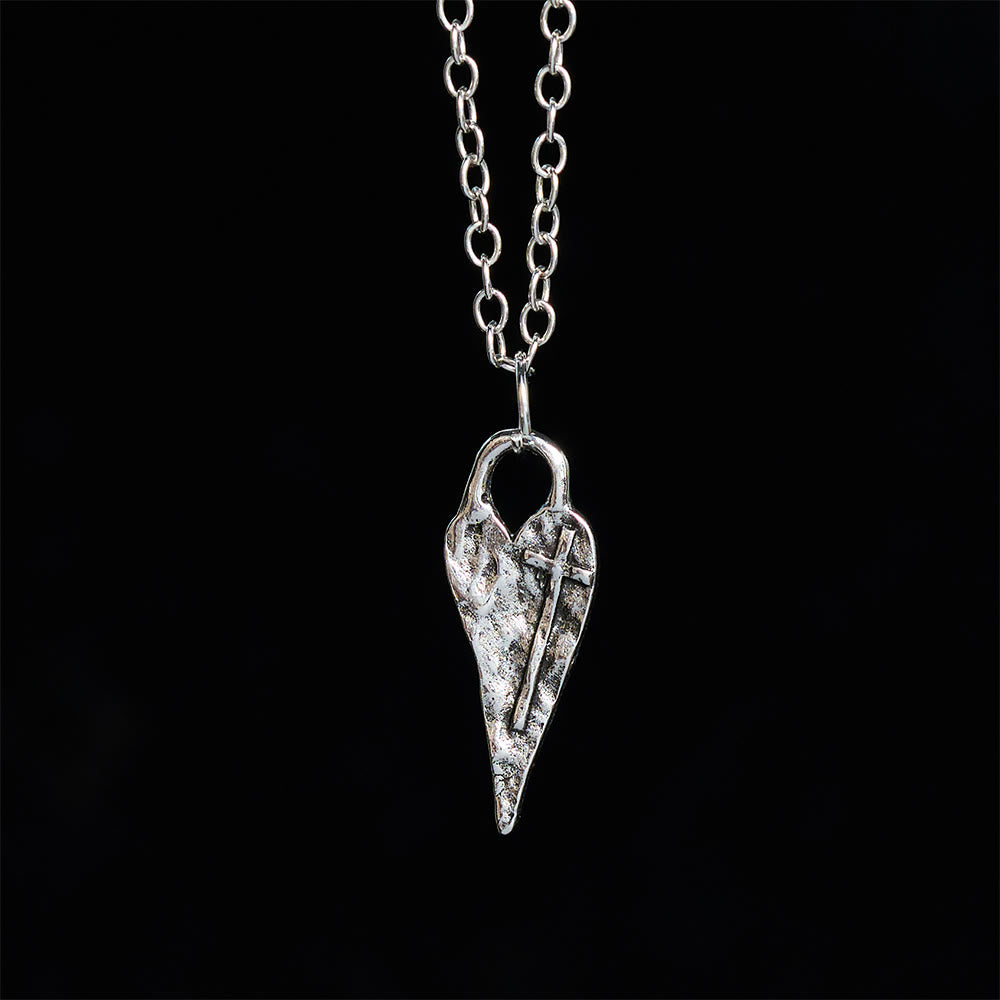 SolaceBeads Heart‑Cross Necklace &amp; Pendant: Hold Faith in Your Daily Devotion - image 3