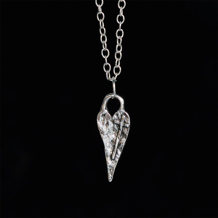 SolaceBeads Heart‑Cross Necklace &amp; Pendant: Hold Faith in Your Daily Devotion - image 3