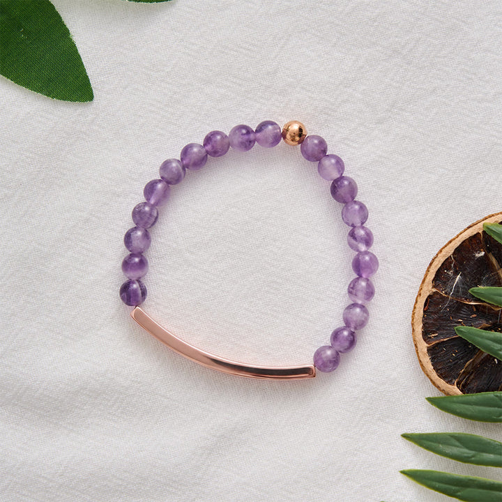 SolaceBeads Amethyst Faith Bracelet, Engraved "FOR GOD SO LOVED THE WORLD": Grace for Daily Life - image 5