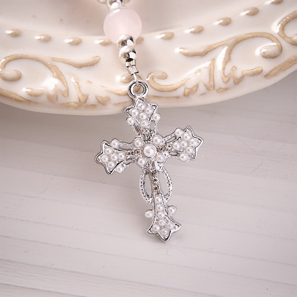 SolaceBeads Multi‑Color Glass Bead Keychain: Carry Faith In Your Daily Prayer - image 18