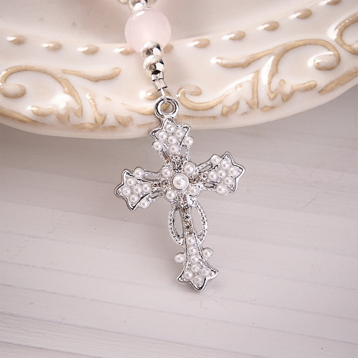 SolaceBeads Multi‑Color Glass Bead Keychain: Carry Faith In Your Daily Prayer - image 18