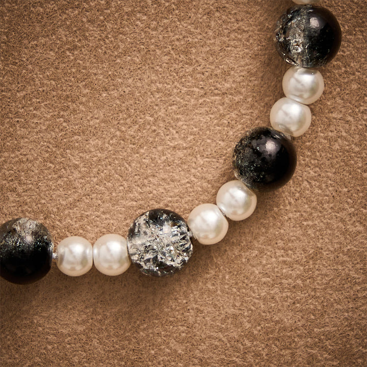 SolaceBeads Guadalupe Pocket Rosary, Guardian Blessing Pearl &amp; Glass Bead - image 2