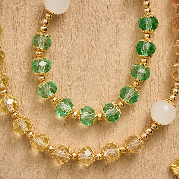 SolaceBeads Autumn‑Tone Crystal Rosary: Sparkling Multicolor Beads For Devout Worship - image 4