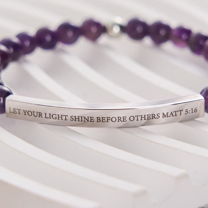 SolaceBeads Bracelet: Faith‑Filled Amethyst With Scripture Bar For Quiet Devotion - image 3