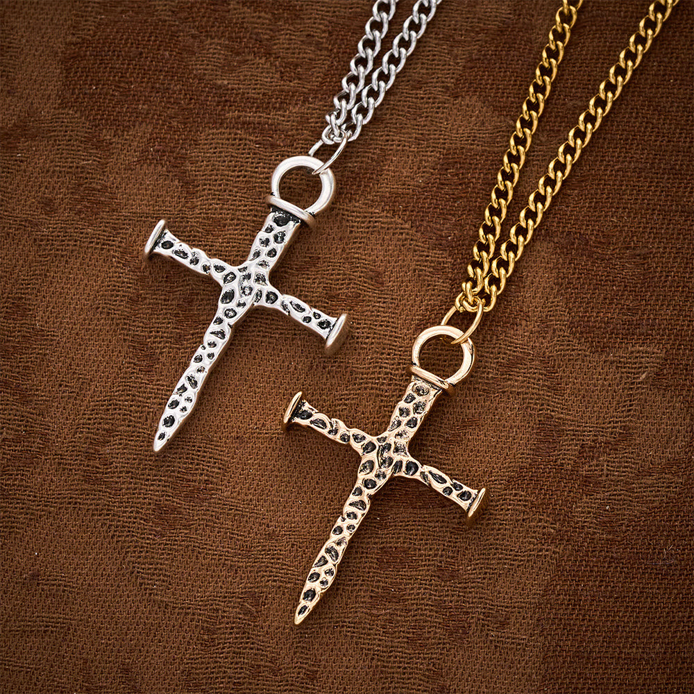 SolaceBeads Nail Cross Necklace: Courage‑Centered Pendant For Your Daily Faith Witness - image 0