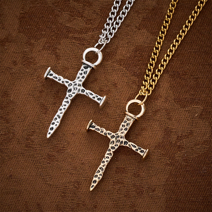 SolaceBeads Nail Cross Necklace: Courage‑Centered Pendant For Your Daily Faith Witness - image 0