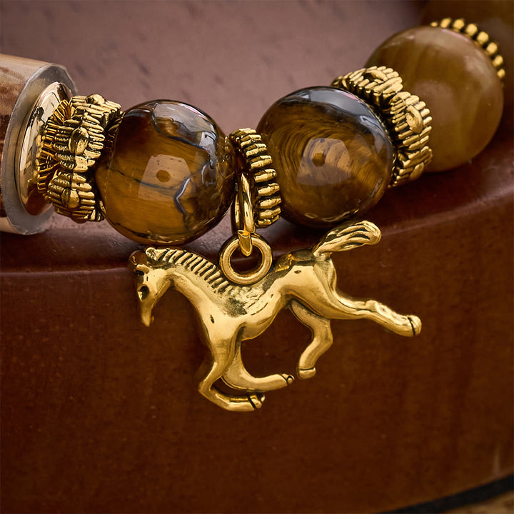 SolaceBeads Western Horse Bracelet, Courage‑Guard Themed Beaded Bracelet For Daily Wear - image 9