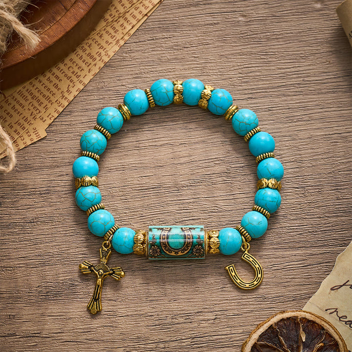 SolaceBeads Western Horse Bracelet, Courage‑Guard Themed Beaded Bracelet For Daily Wear - image 12