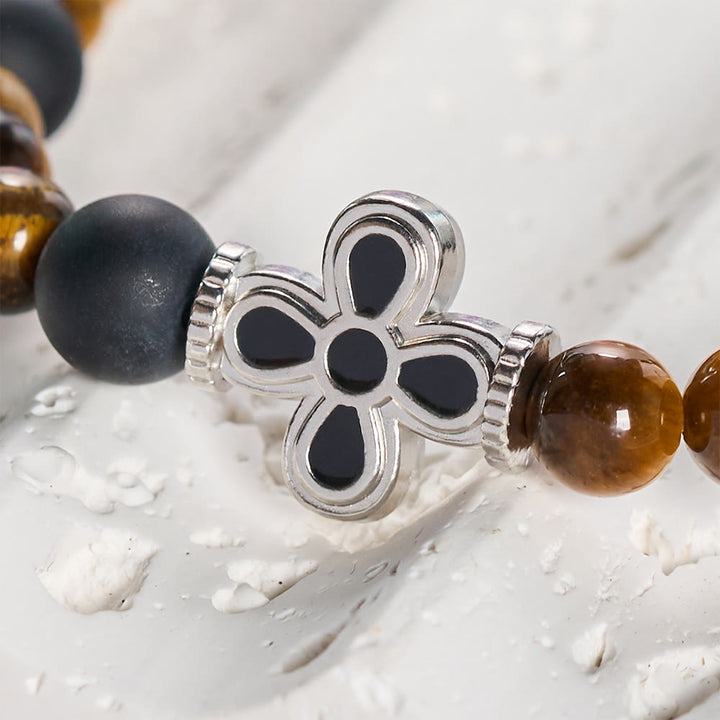 SolaceBeads Joy in The Morning Bracelet, Tiger&