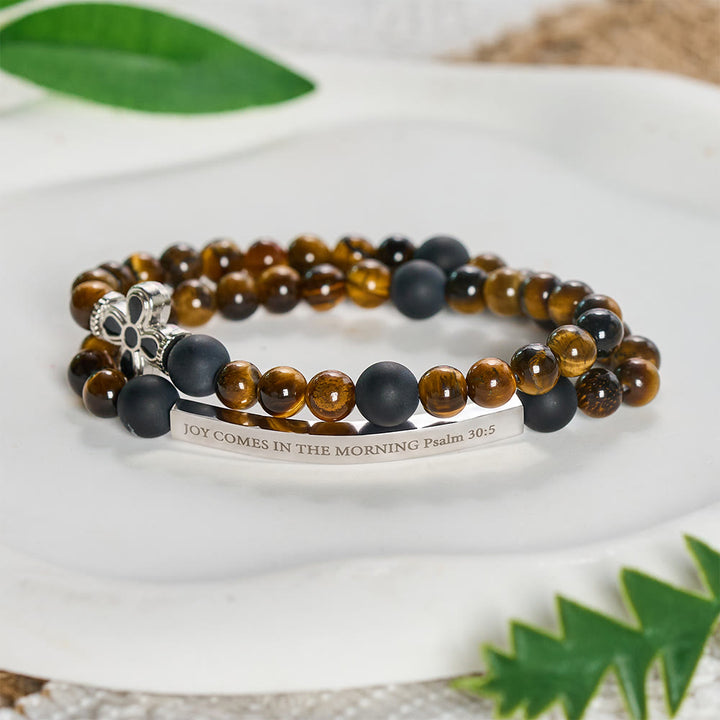 SolaceBeads Joy in The Morning Bracelet, Tiger&