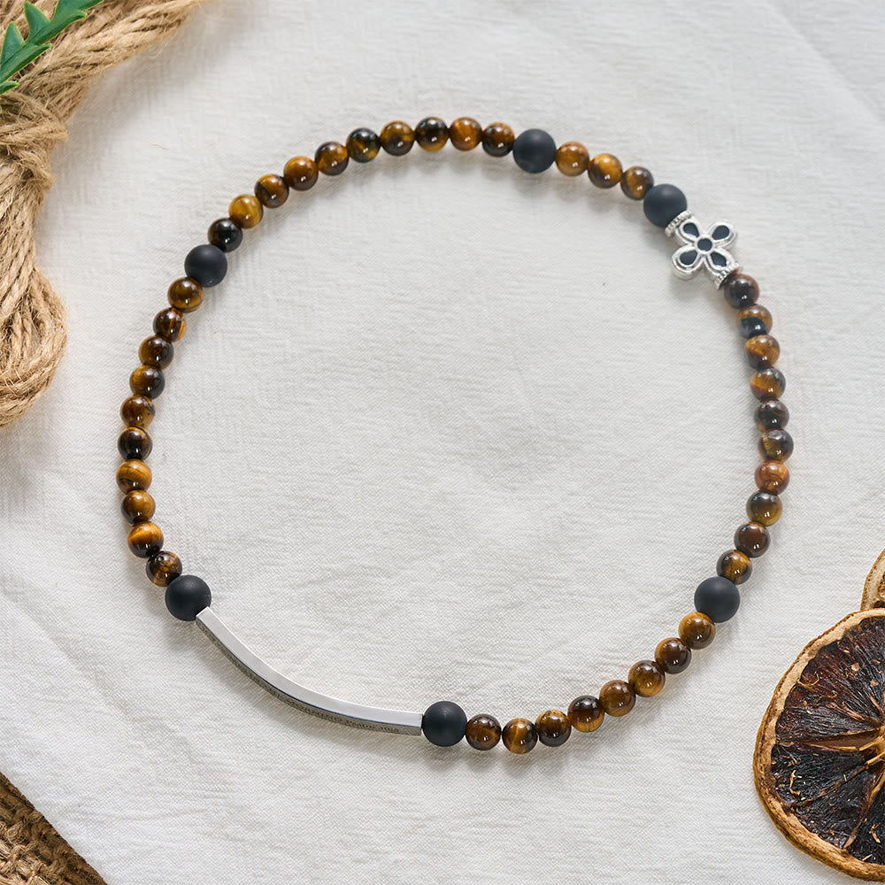 SolaceBeads Joy in The Morning Bracelet, Tiger&