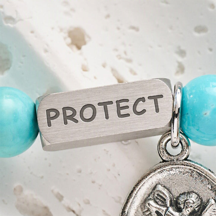 SolaceBeads St.Michael Turquoise Bracelet: Divine Protect for Faith‑Filled Days - image 3