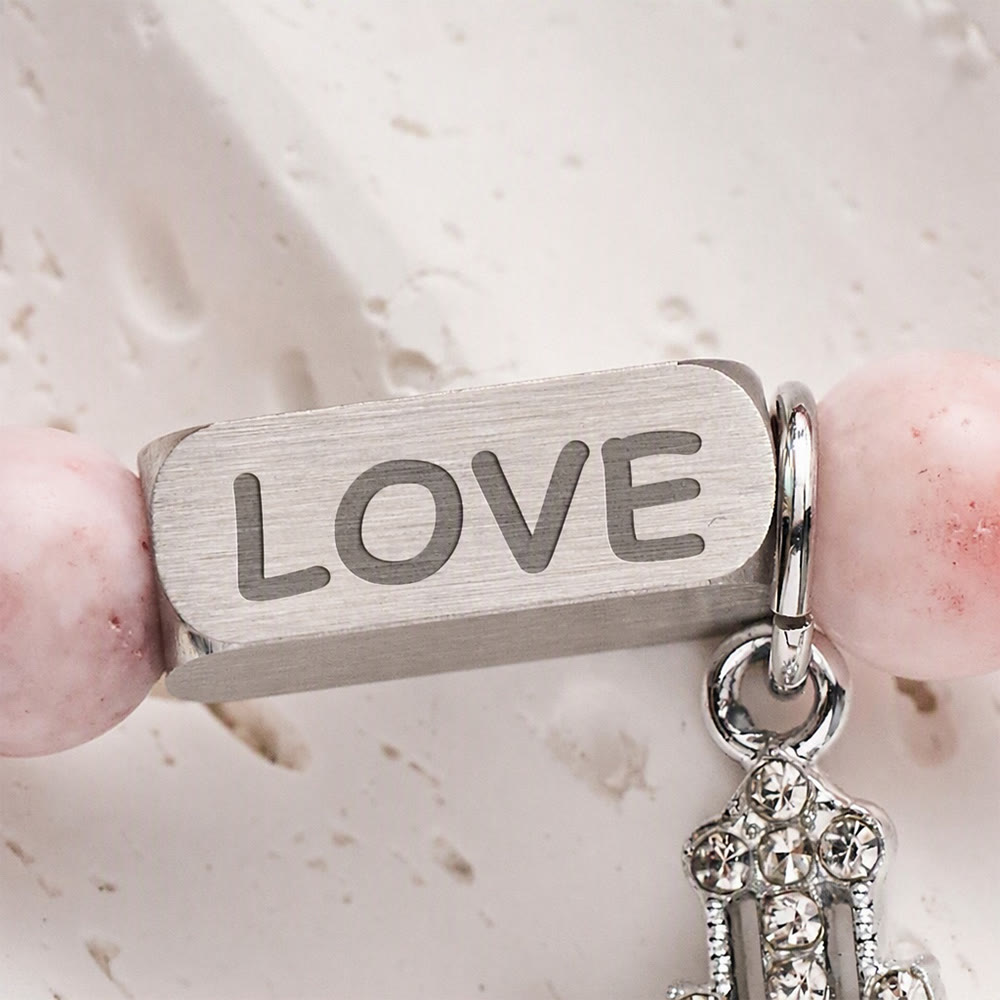 SolaceBeads Pink Zebra Jasper Bracelet: Sacred Love for Your Daily Prayer - image 3