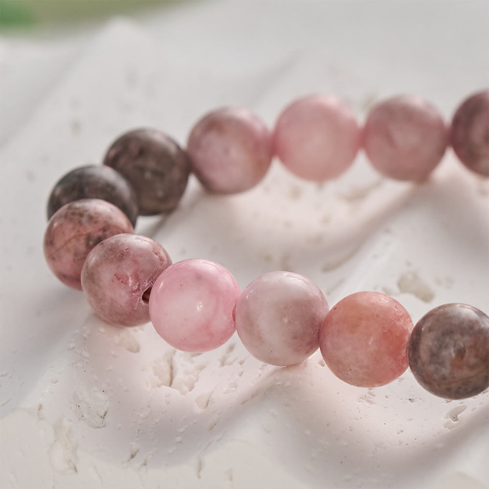 SolaceBeads Pink Zebra Jasper Bracelet: Sacred Love for Your Daily Prayer - image 4