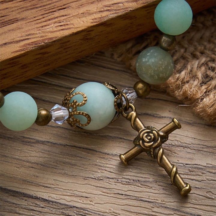 SolaceBeads Matte Amazonite Bracelet: Gentle Grace to Walk With You - image 2