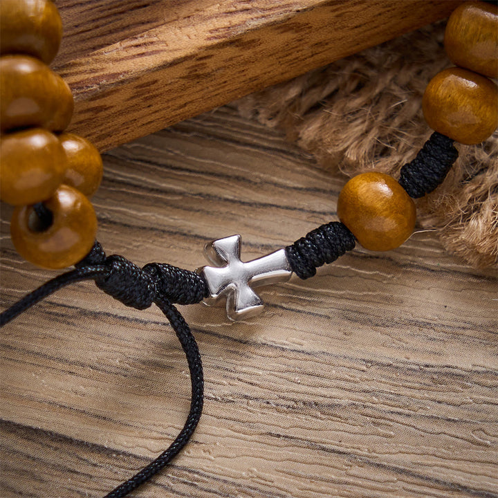 SolaceBeads Adjustable Rosewood Bracelet : Faith for Every Quiet Prayer - image 2