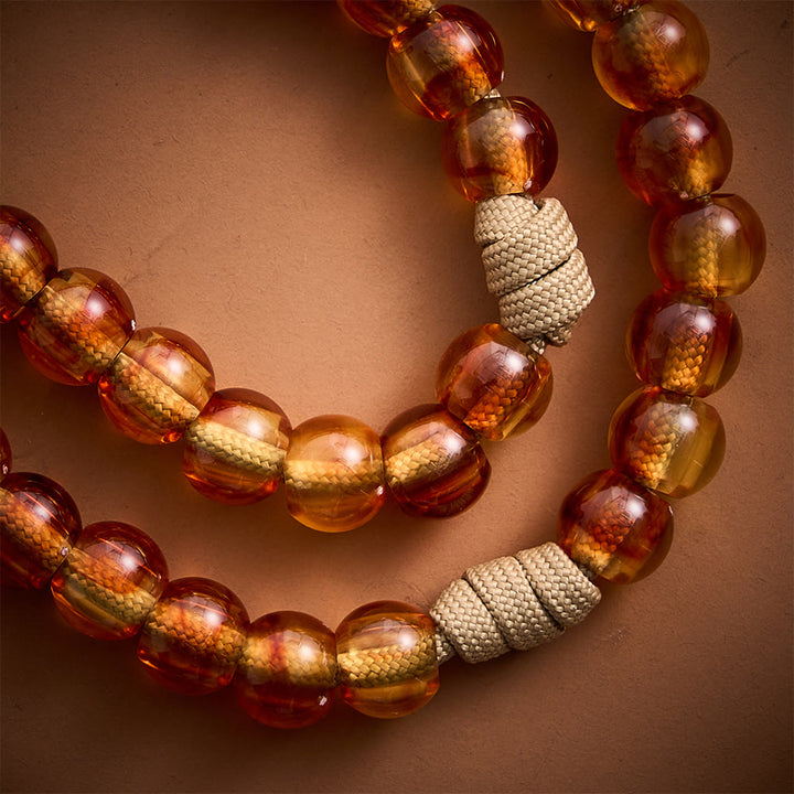 SolaceBeads Amber Bead Artistic Rosary: Faith Illuminates Every Prayer - image 4
