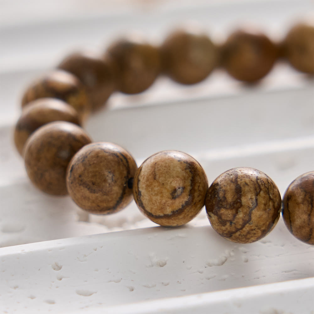 SolaceBeads Divine Mercy Picture Stone Bracelet: Faith Shines in Daily Moments - image 4