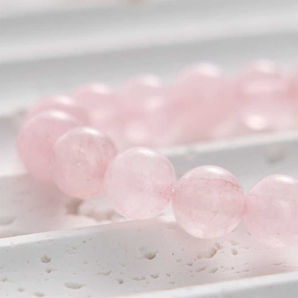 SolaceBeads Rose Quartz Bracelet: Grace‑Inspired Engraved Daily Faith Reminder - image 3