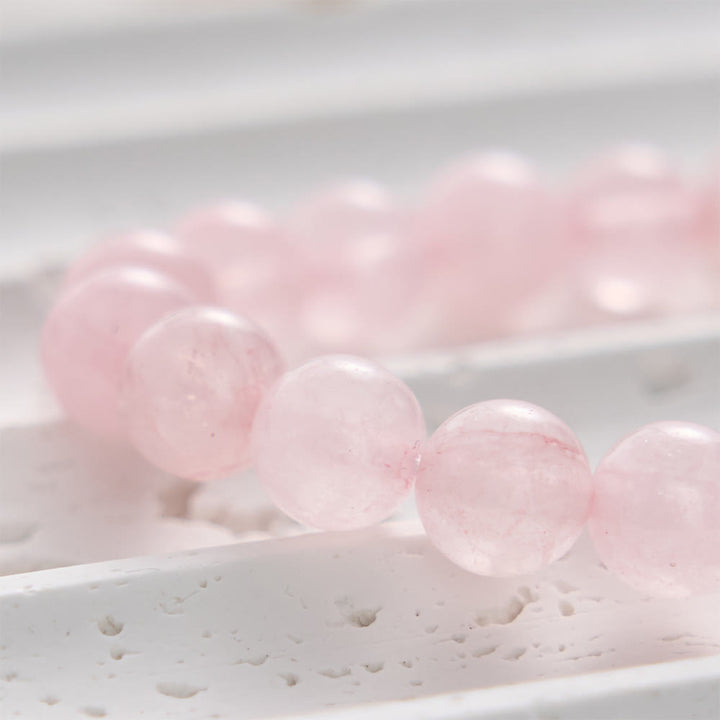 SolaceBeads Rose Quartz Bracelet: Grace‑Inspired Engraved Daily Faith Reminder - image 3