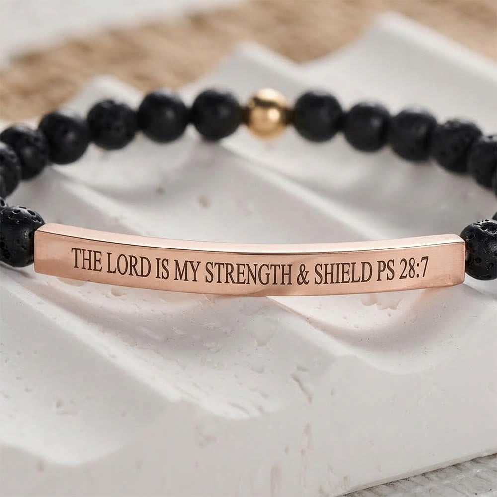 SolaceBeads Faith Lava Stone Bracelet: Sacred Strength for Your Daily Devotion - image 3