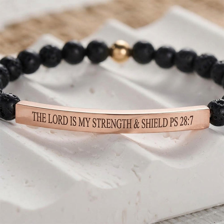 SolaceBeads Faith Lava Stone Bracelet: Sacred Strength for Your Daily Devotion - image 3