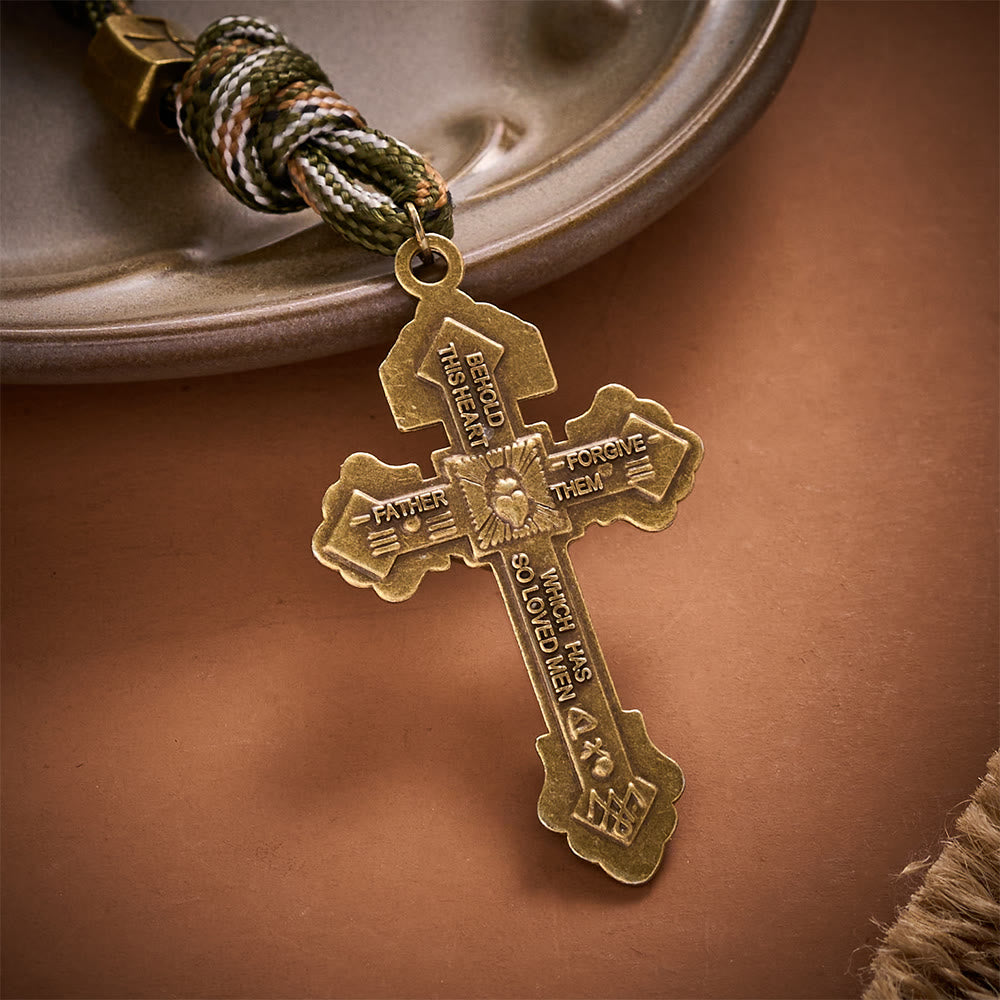 SolaceBeads Gold Beads Artistic Rosary With Archangel Centerpiece &amp; Crucifix: Timeless Shield - image 6