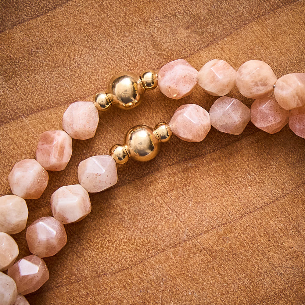 SolaceBeads Sunstone Rosary Bracelet: Gentle Light for Your Quiet Prayers - image 3