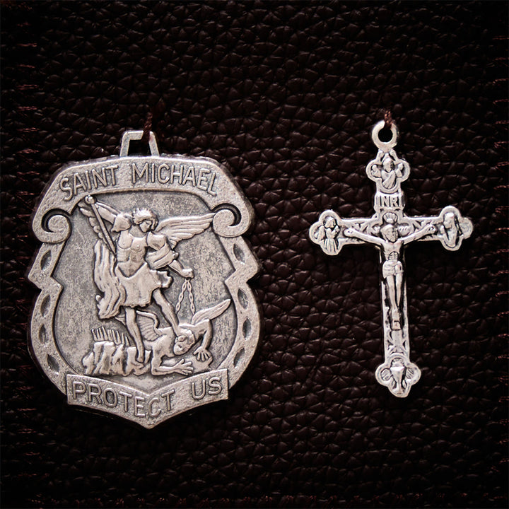 SolaceBeads Portable Amulet: Foldable Pocket Shrine Altar with St. Michael Medal - image 5