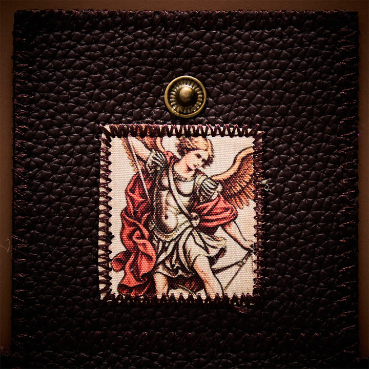 SolaceBeads Portable Amulet: Foldable Pocket Shrine Altar with St. Michael Medal - image 2