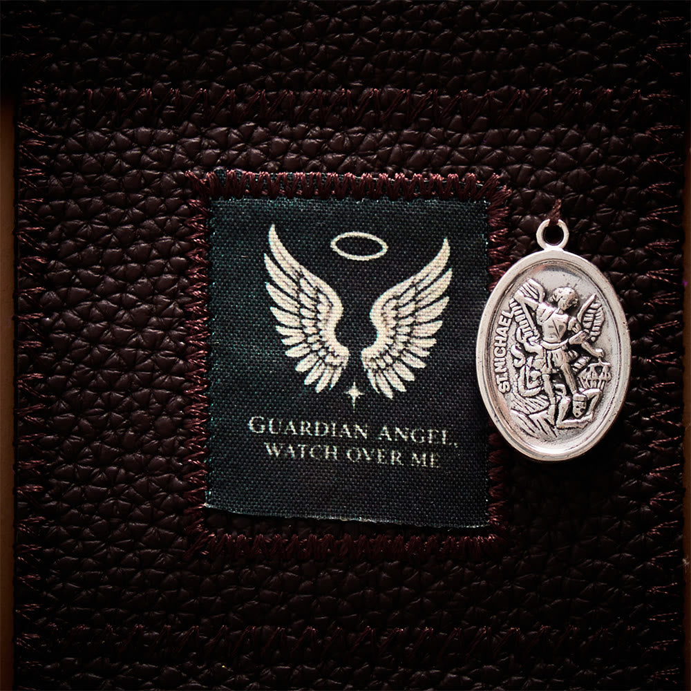 SolaceBeads Portable Amulet: Foldable Pocket Shrine Altar with St. Michael Medal - image 6