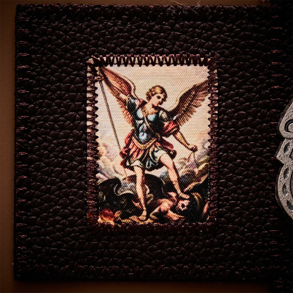 SolaceBeads Portable Amulet: Foldable Pocket Shrine Altar with St. Michael Medal - image 3