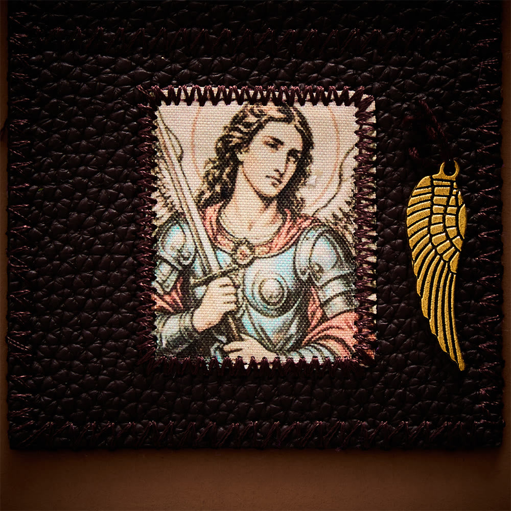 SolaceBeads Portable Amulet: Foldable Pocket Shrine Altar with St. Michael Medal - image 7