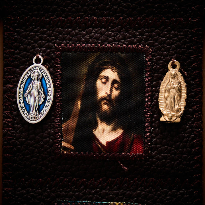 SolaceBeads Sacred Heart Portable Amulet:  Foldable Pocket Shrine Kit Travel Prayer Altar - image 6