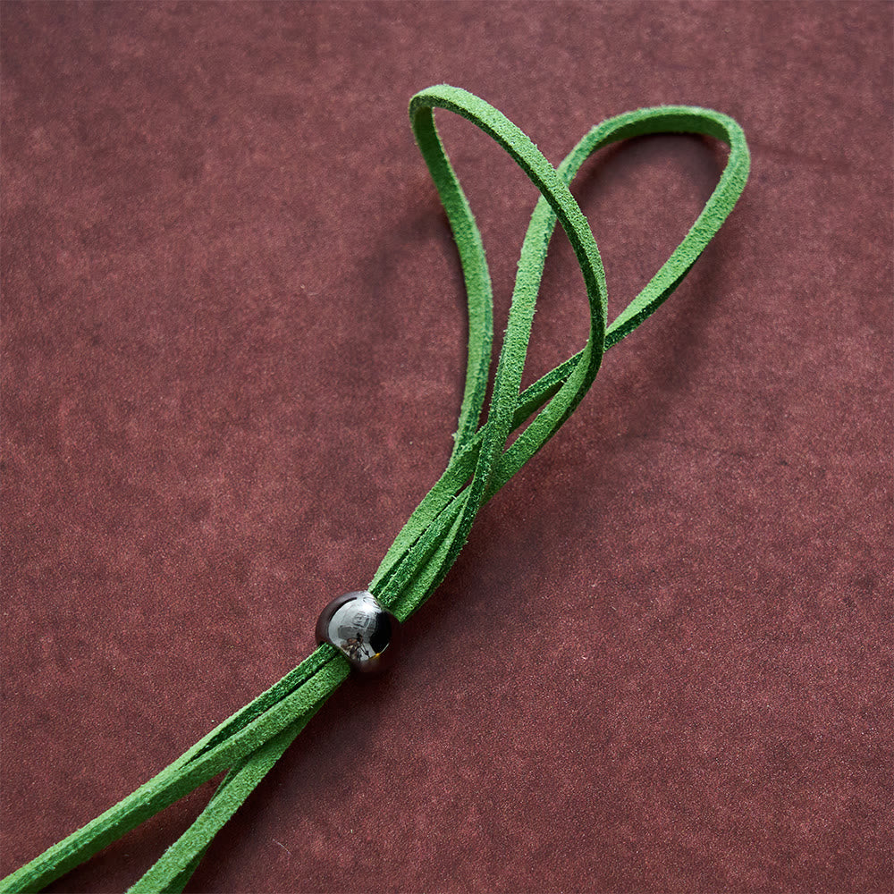 SolaceBeads St. Jude Car Pendant: Green Cord Hanging Charm - Faith Gift for Vehicle Interior - image 2