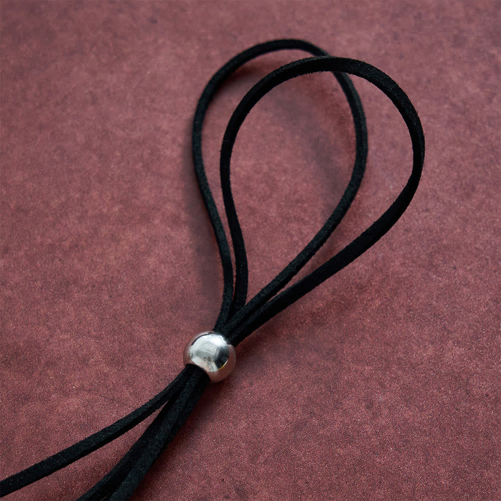 SolaceBeads Suede Cord St. Benedict Key &amp; Cross Car Pendant: Divine Shield, Safe Travels - image 4